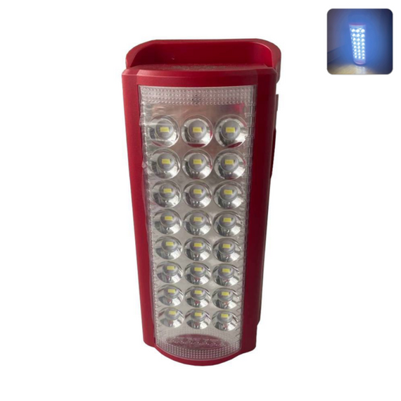 Ліхтар-світильник DL-2424 — акумуляторний, переносний, з функцією PowerBank (3000 мА·год, 24 LED, червоний)   знижка | Зображення 6