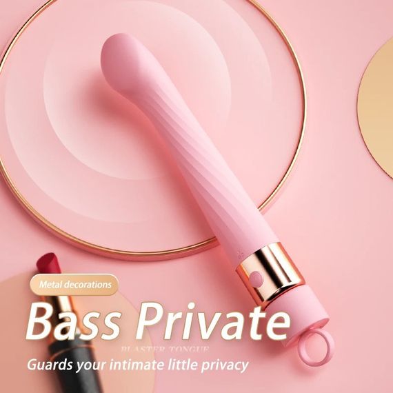 Комплект вибратор точки G и насадка на палец  "Anna", 20 режимов вибрации, цвет пудра sexstyle | Зображення 1