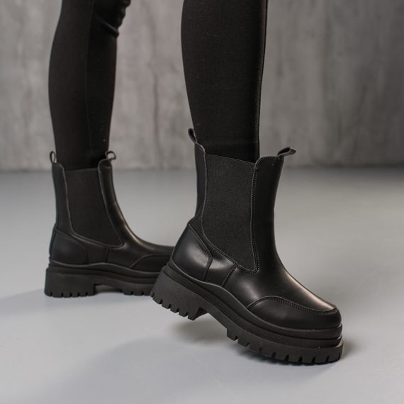 Ботинки женские Fashion Camie 3862 37 размер 24 см Черный | Зображення 6