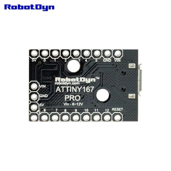 Контроллер Pro ATtiny167 MicroUSB | Зображення 2