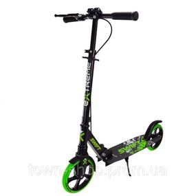 Самокат городской 2-х колесный Scooter Extreme SK2438 зеленый