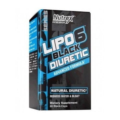 Комплексний жироспалювач Nutrex Lipo-6 Black Diuretic 80 Caps