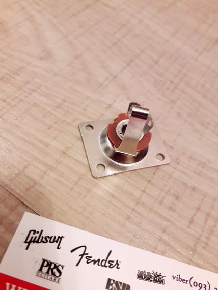 Вхід роз'єм для джек Jack для електрогітари Gibson Les Paul SG сіра | Зображення 3