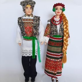 Коллекционные декоративные куклы в украинской одежде