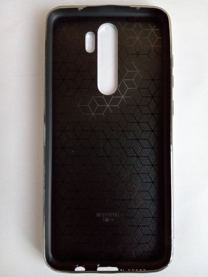 TPU+Glass чохол Epik Gradient Aurora з лого для Xiaomi Redmi Note 8 Pro синій/бірюзовий | Зображення 1