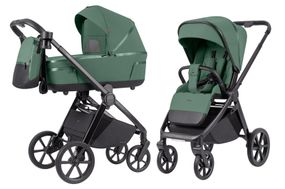Коляска універсальна CRL-6540/1 "Omega" 2in1 Nova Green CARRELLO