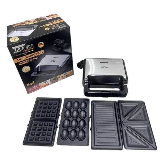 Сендвічниця мультимейкер 4в1 2200Вт Zepline ZP-801