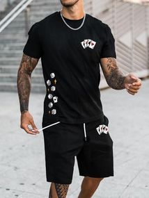 Комплект футболка та шорти ДТФ (короткий)