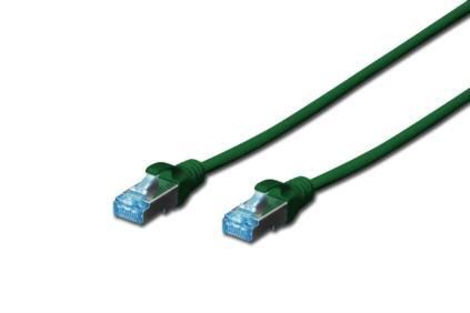 Патч-корд DIGITUS cat.5e,SF-UTP,2м,AWG 26/7,зеленого цвета (DK-1531-020/G)
