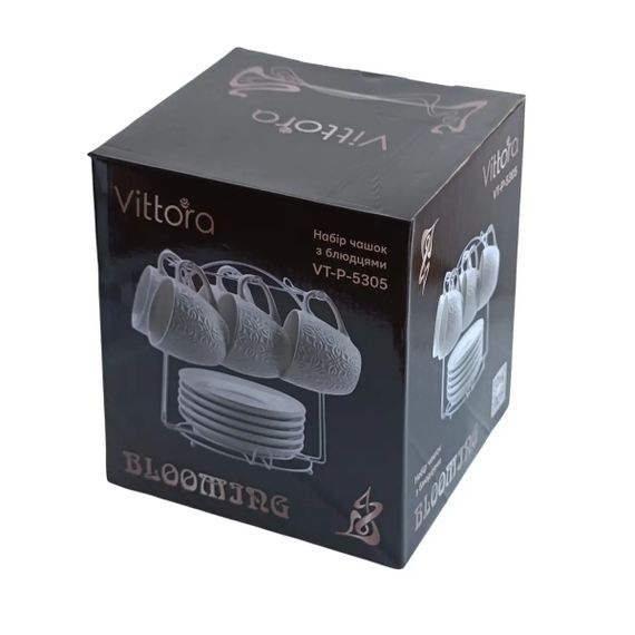 Сервіз чайний Vittora Blooming VT-P-5305 13 предметів | Зображення 1