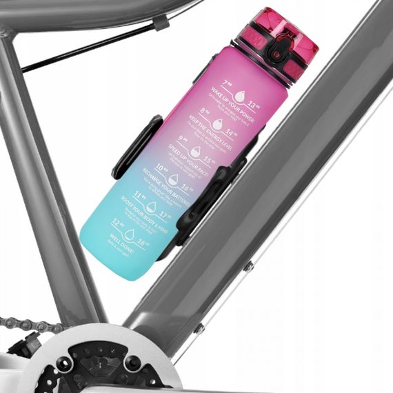 Пляшка для води спортивна 4FIZJO 1000 мл 4FJ0630 Pink/Sky Blue (P-5905973400770) | Зображення 2