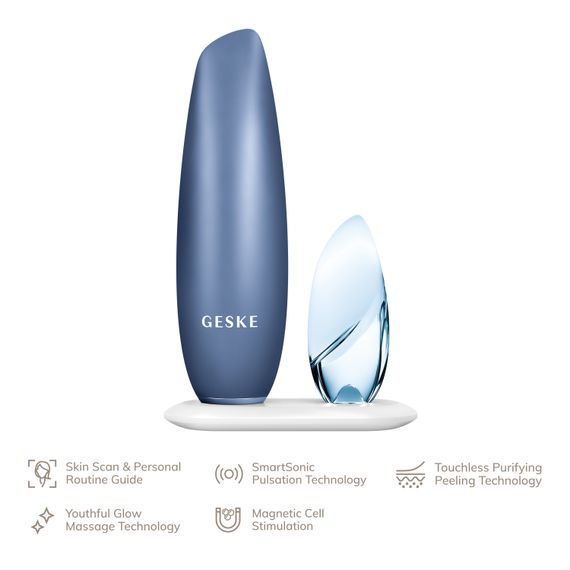 Безконтактна магнітна пілінг-маска GESKE Touchless Magnetic Peeling Mask 5в1 aquamarine | Зображення 1