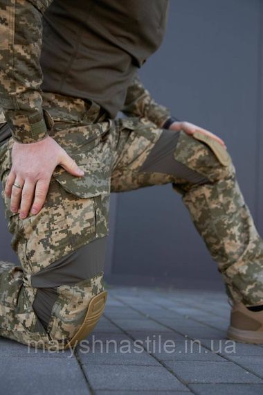 Тактичні штани з наколінниками+ FLEX вставки, піксель ЗСУ | Зображення 5
