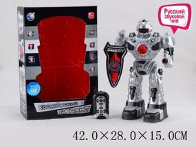 Уцінка. Робот "Космічний десант", батар., Звук, світло, в кор. 42х28х15 / 8 / - не повертає по сторонах, не стріляє