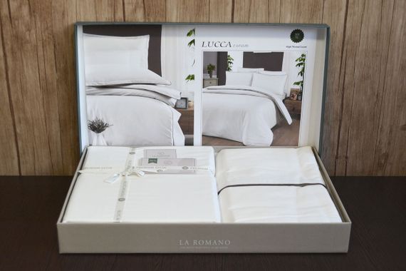 Постільна білизна La Romano Premium Satin 200×220 Lucca Cream | Зображення 2