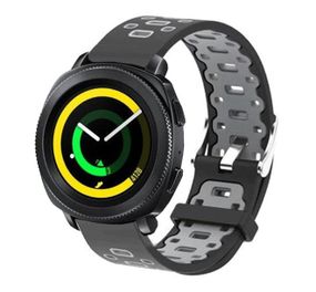 Спортивный ремешок Primo Perfor Classic для часов Samsung Gear Sport SM-R600 - Black&Grey