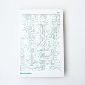 Блокнот 4Profi  "Two in one "Doodle Note", Green 64  арк. формат А5 901999