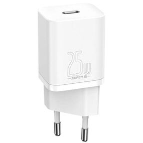 МЗП Baseus Super Si Quick Charger 25W (1USB-C) (CCSP) Білий