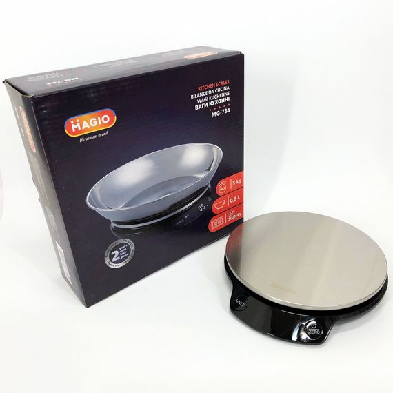 Весы кухонные Magio MG-784, кухонные весы для кондитера, кухонные весы для взвешивания продуктов, пищевые | Зображення 7