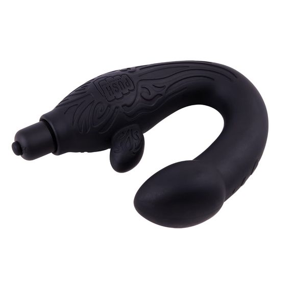 Массажёр простаты Chisa Black Mont P-Spot Perineum Massager с вибрацией, черный Sex Aura | Зображення 2