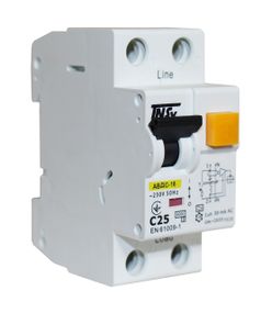 Автоматический выключатель дифференциального тока АВДс-18 2Р 25А 30мА тип АС 6 кА х-ка С Ny95506288