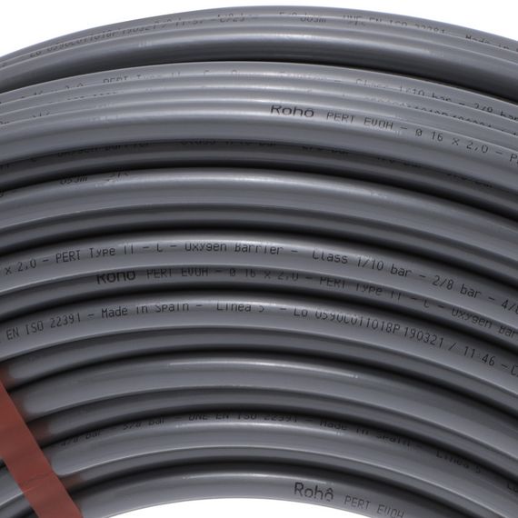 Труба с кислородным барьером Roho R052-1620 PERT EVOH Type-II 16x2.0 (RO0032) | Зображення 2
