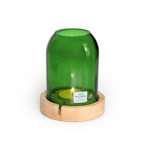 Подсвечник Mazhura mz730659 11 см зелный