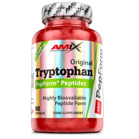 Триптофан для спорту Amix Nutrition Tryptophan PepForm Peptides 500 mg 90 Caps