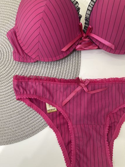 Комплект нижньої білизни Closer Caroline Малиновий 75B/M | Зображення 3