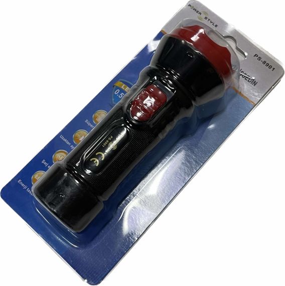 Фонарь аккумуляторный ручной Power Style PS-8901 9268 0.5 Вт 13х5 см | Зображення 6
