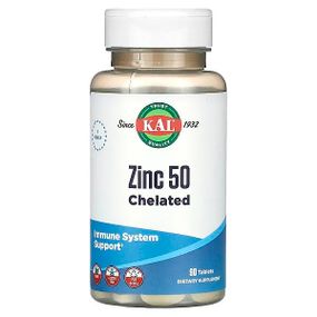 Мікроелемент Цинк KAL Zinc 50 Chelated 90 Tabs