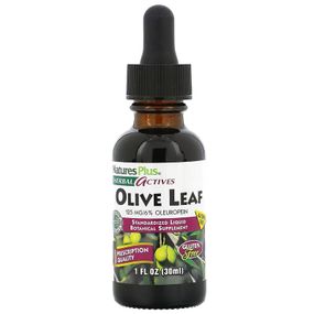 Листя оливи без спирту Nature's Plus Herbal Actives, Olive Leaf, Alcohol Free 30 ml