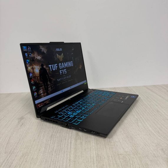 Ігровий ноутбук Б-клас Asus TUF Gaming F15 FX507ZI / 15.6" (1920x1080) IPS / Intel Core i7-12700H (14 (20) ядер по 3.5 - 4.7 GHz) / 16 GB DDR4 / 512 GB SSD NVMe / nVidia GeForce RTX 4070, 8 GB GDDR6, 128-bit / WebCam б/в | Зображення 2