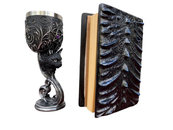 Подарунковий набір Келих 3D Кіт і Блокнот 3D «Книга тіней і Глубін» | Зображення 1