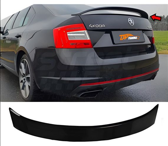 Спойлер DPT V-5 (Черный Глянец) для Skoda Octavia III A7 2013-2019 гг