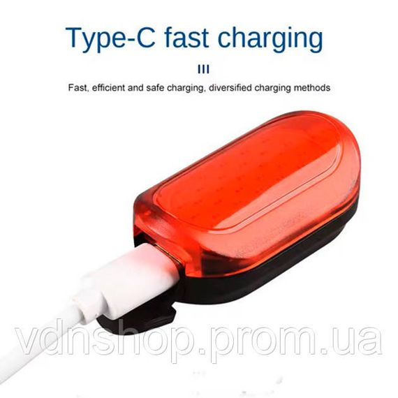 Ліхтар для нічної їзди MY-2106, , Задній ліхтар для шосейного велосипеда, Задній велоліхтар UQ-70 | Зображення 4