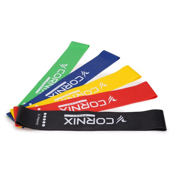 Резинки для фітнесу Cornix Mini Power Band набір 5 шт 1-20 кг XR-0045 | Зображення 3