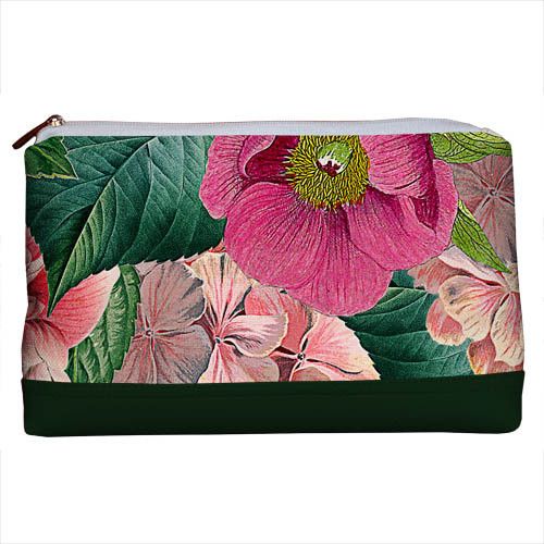 Косметичка дорожная женская Lovely Цветочки 26x15x8 см