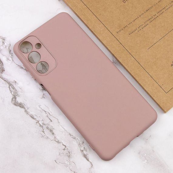 Чехол Silicone Cover Lakshmi Full Camera (AA) для Samsung Galaxy A04s Рожевий/Pink Sand | Зображення 3