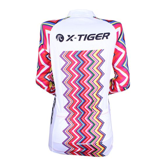 Вело костюм женский X-Тiger XW-CT-155 Multicolor Zigzag S комплект кофта+штаны | Зображення 1