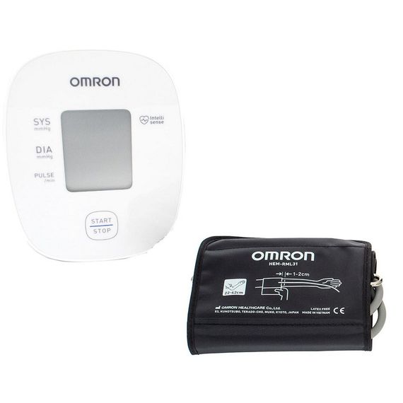 Тонометр Omron M1 Basic (HEM-7121J-LAF) автоматический на плечо гарантия 5 лет