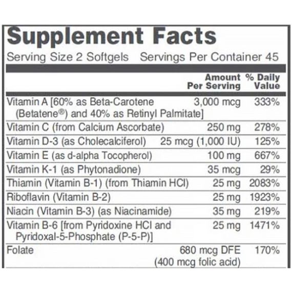 Витаминно-минеральный комплекс для мужчин Protocol for Life Balance Ortho Multi For Men 90 Softgels | Зображення 1