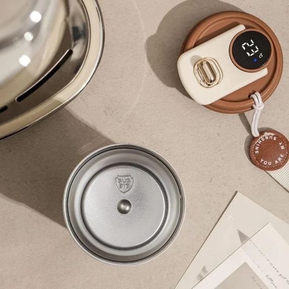Вакуумна кавова кружка з нержавіючої сталі, 450 мл Stainless Steel Vaccume Coffee Mug | Зображення 6