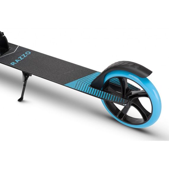 Самокат із ручним тормозом Razzo CITY 200 мм. алюмінієвий HUL1-200 Black/Blue | Зображення 6
