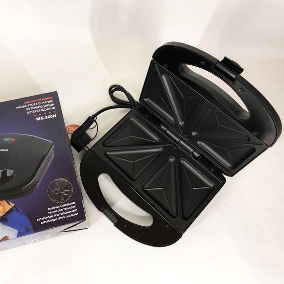 Мультимейкер для бутербродів MAGIO, Домашня бутербродниця, Бутербродниця для сніданків VU-86 | Зображення 6