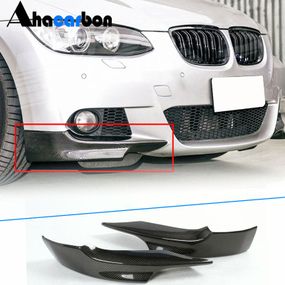 Накладки на передній бампер Flap (для E92/E93 M-Sport 2006-2009, Карбон) для BMW 3 серія E-90/91/92/93 рр