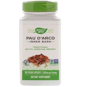 Муравьиное дерево Nature's Way Pau d'Arco Inner Bark 545 mg 180 Veg Caps NWY-15408