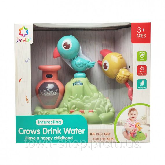 Игра "Птички пьют воду" 25876Е светиться СиняяПтичка