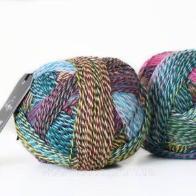Шкарпеткова пряжа Schoppel Zauberball Crazy, 2389