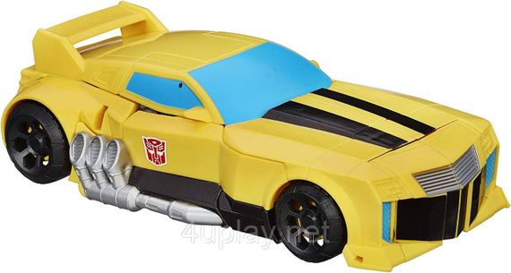 Трансформер Бамблбі 28 см Оригінал Transformers Bumblebee Hasbro Робот перетворюється на машину | Зображення 4